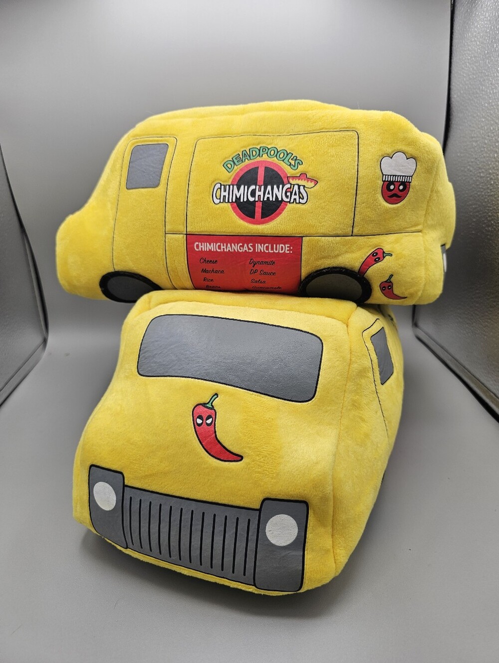 Marvel Deadpool Chimichanga Taco Truck Slippers House Shoes OSFM Plush Vehicle